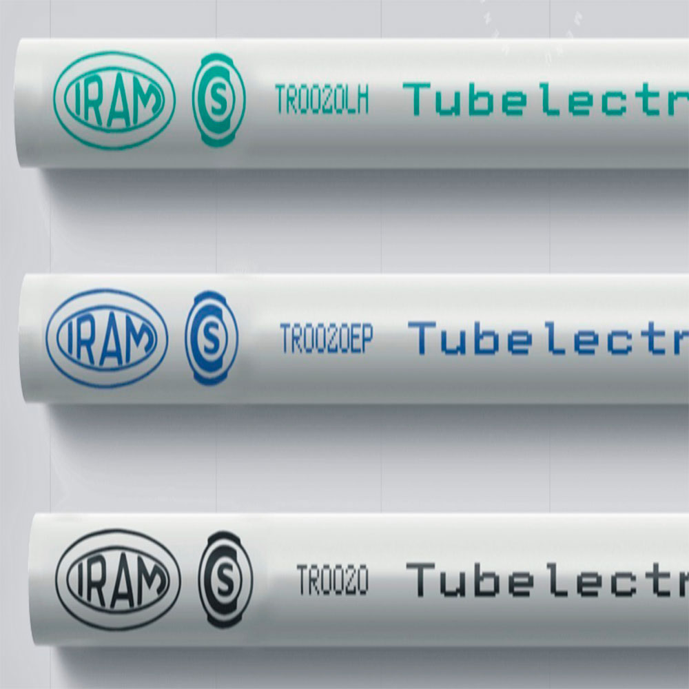 GENROD CAÑO PVC 20MM X 3 MTS TUBELECTRIC
